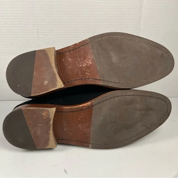 New Republic Black Suede Chelsea Boots Mens Size 12 - Picture 6 of 9